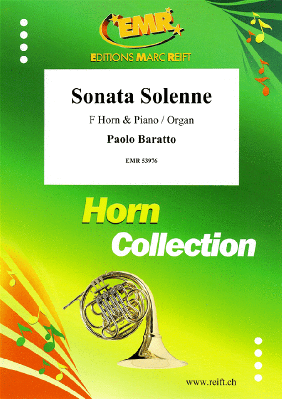 Sonata Solenne Sonata Solenne Horn scores gallery preview page 1