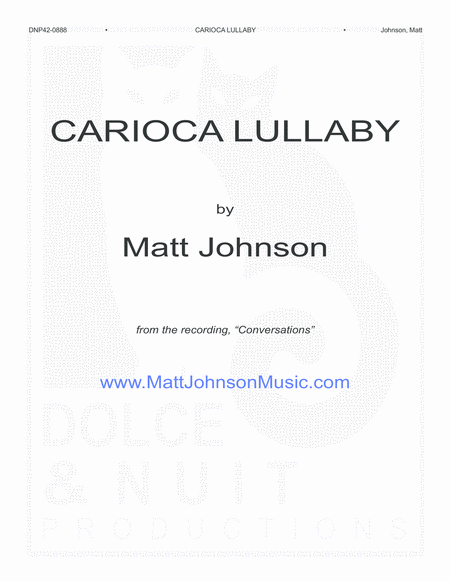Carioca Lullaby image number null