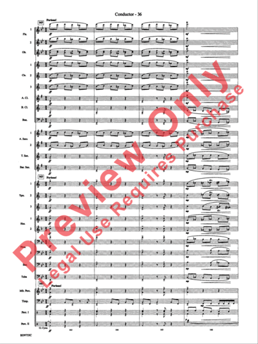 The Maelstrom Concert Band scores gallery preview page 39