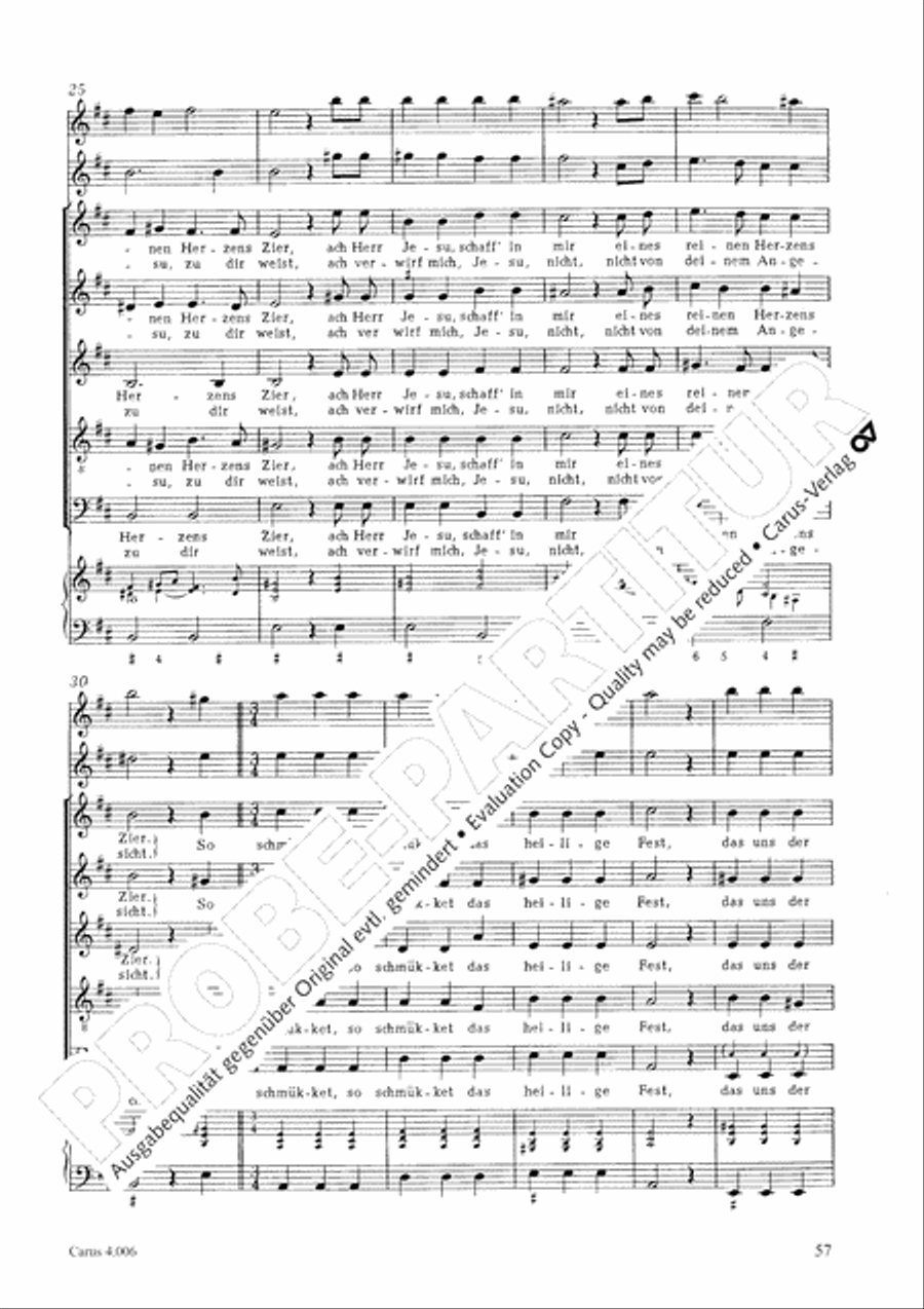Ten motets Choir scores gallery preview page 59