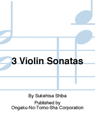3 Violin Sonatas