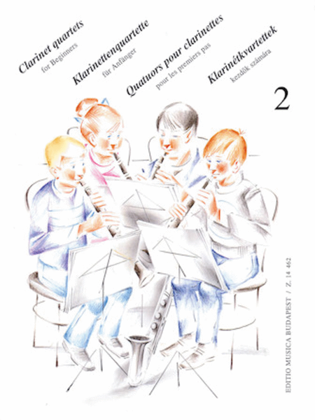 Clarinet Quartets for Beginners - Volume 2