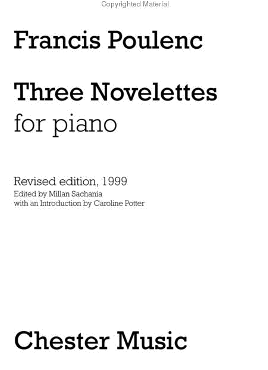 Three Novelettes Piano Solo scores gallery preview page 2