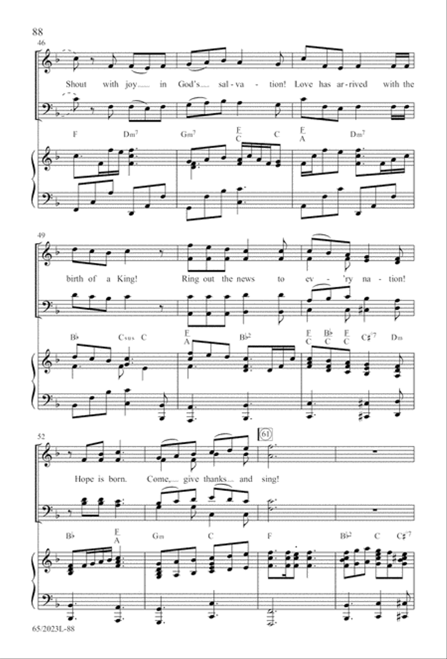 Child of Hope 4-Part scores gallery preview page 89
