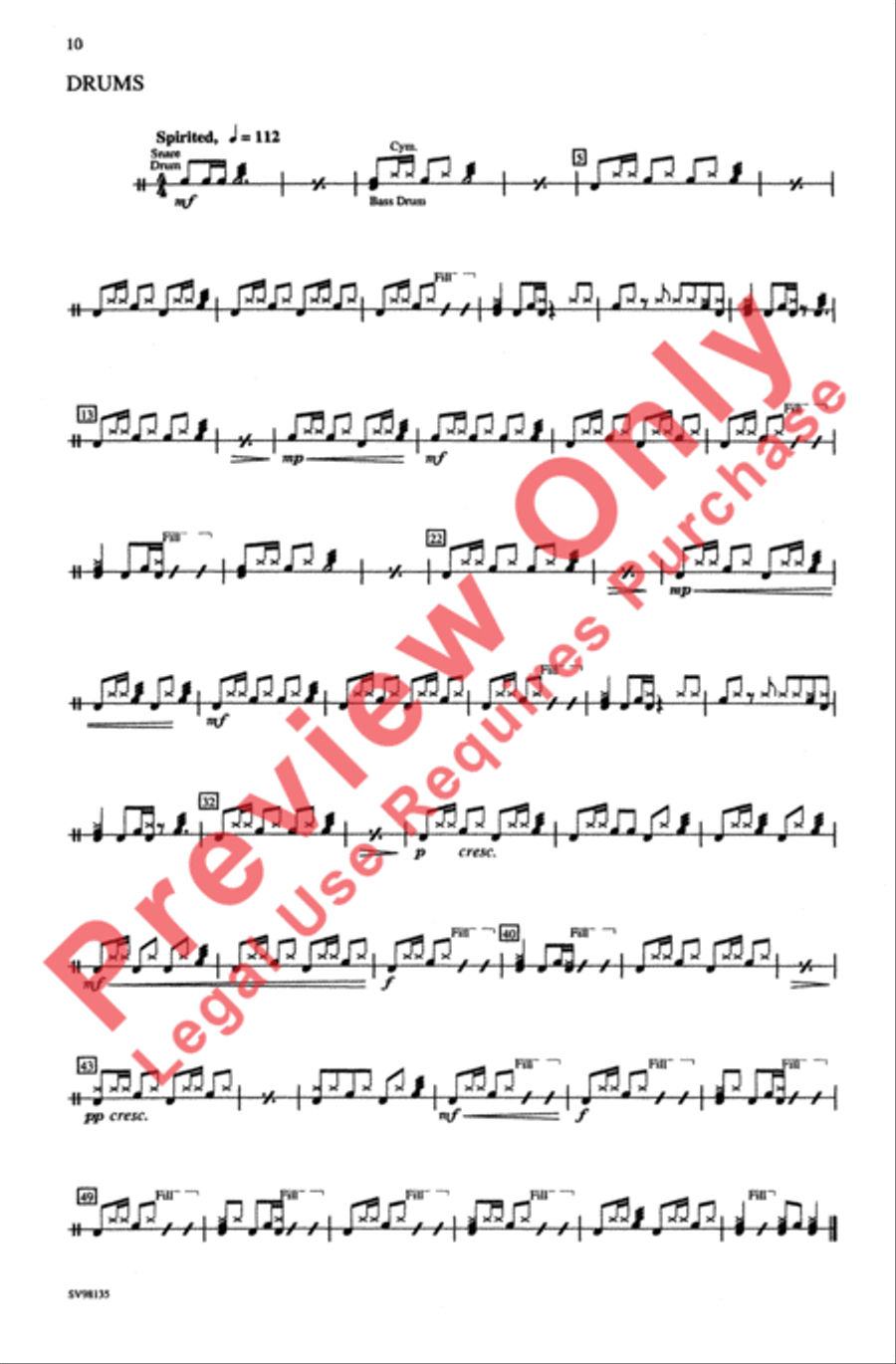 Children, Go Where I Send Thee 2-Part scores gallery preview page 9