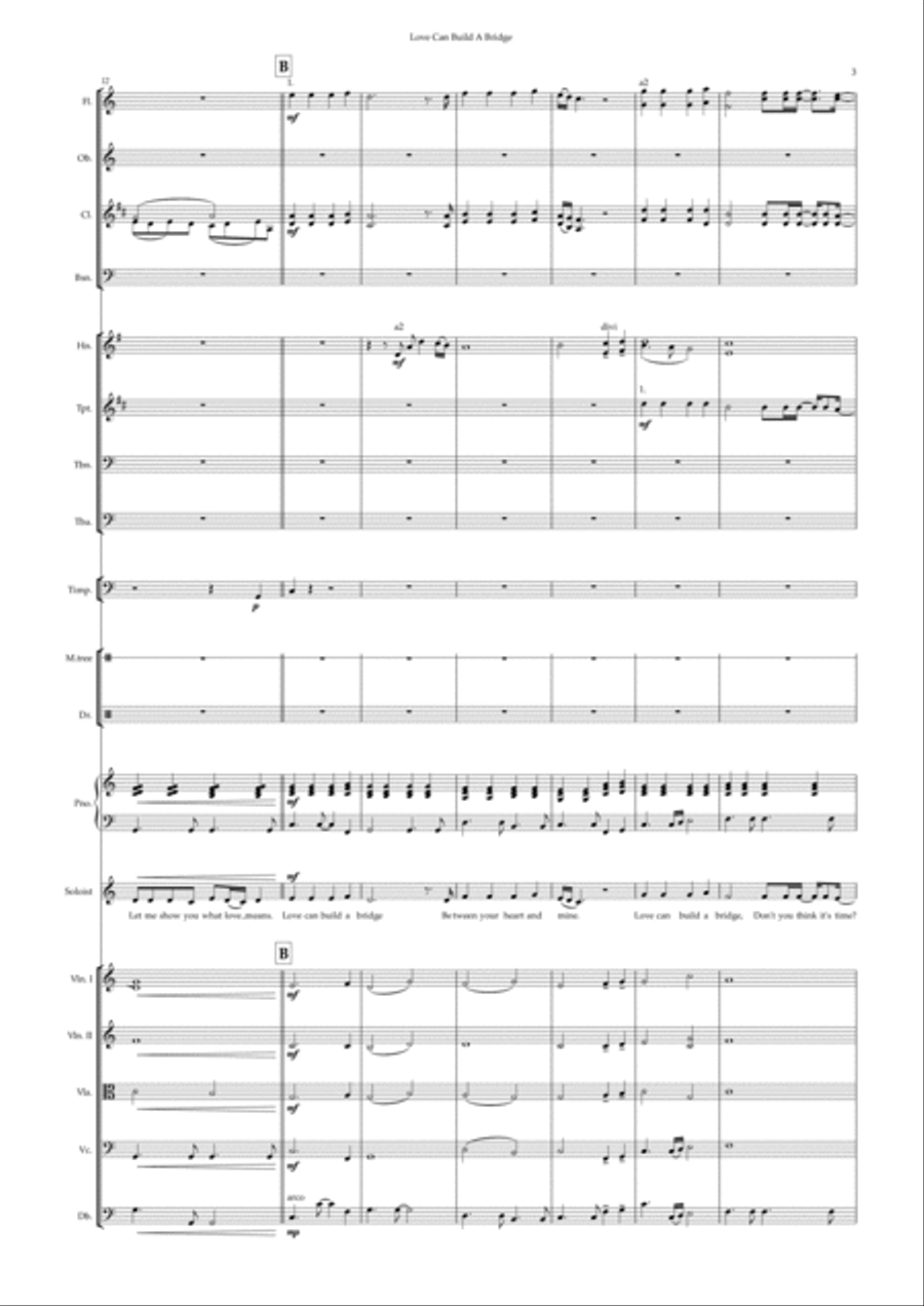 Love Can Build A Bridge Voice scores gallery preview page 5