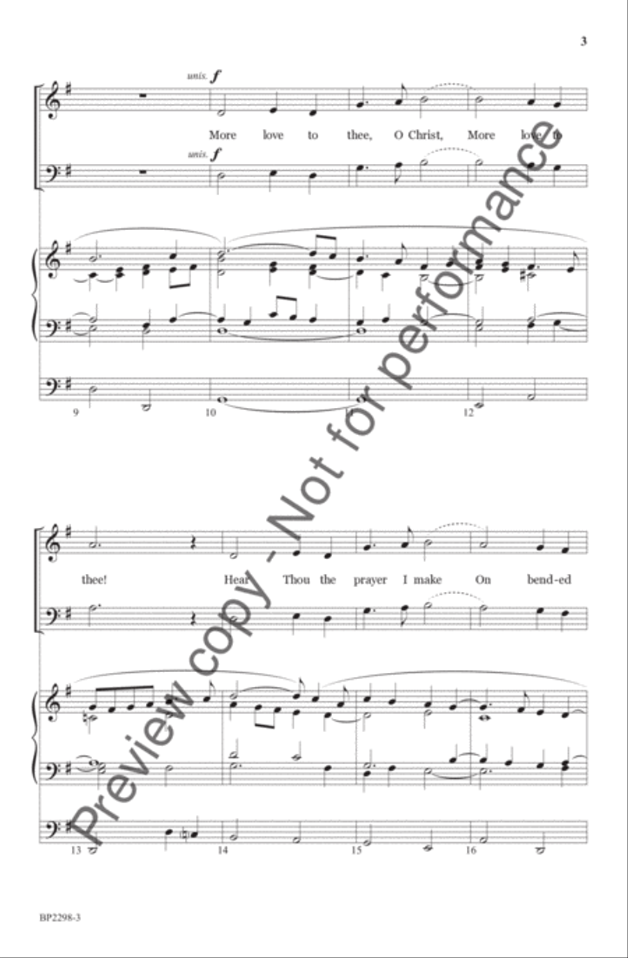 More Love To Thee - Helvey 4-Part scores gallery preview page 4