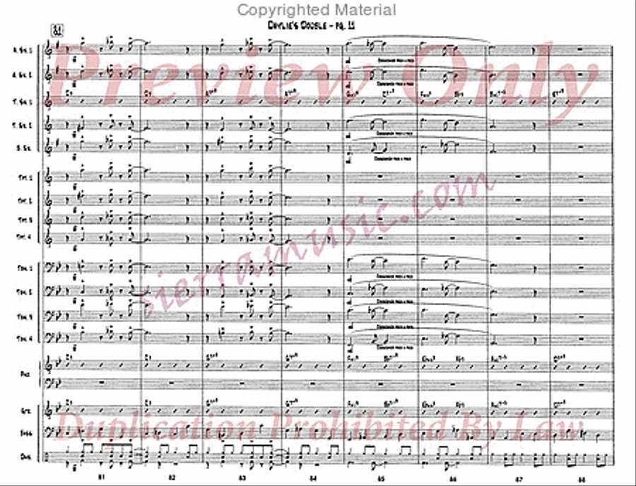 Daylie's Double Big Band scores gallery preview page 12