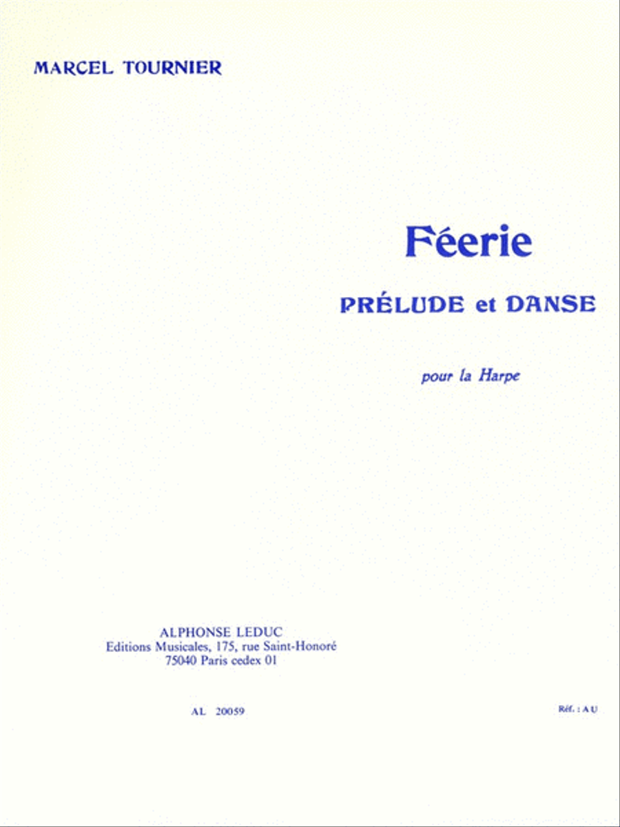 Feerie - Prelude et Danse Harp scores gallery preview page 1