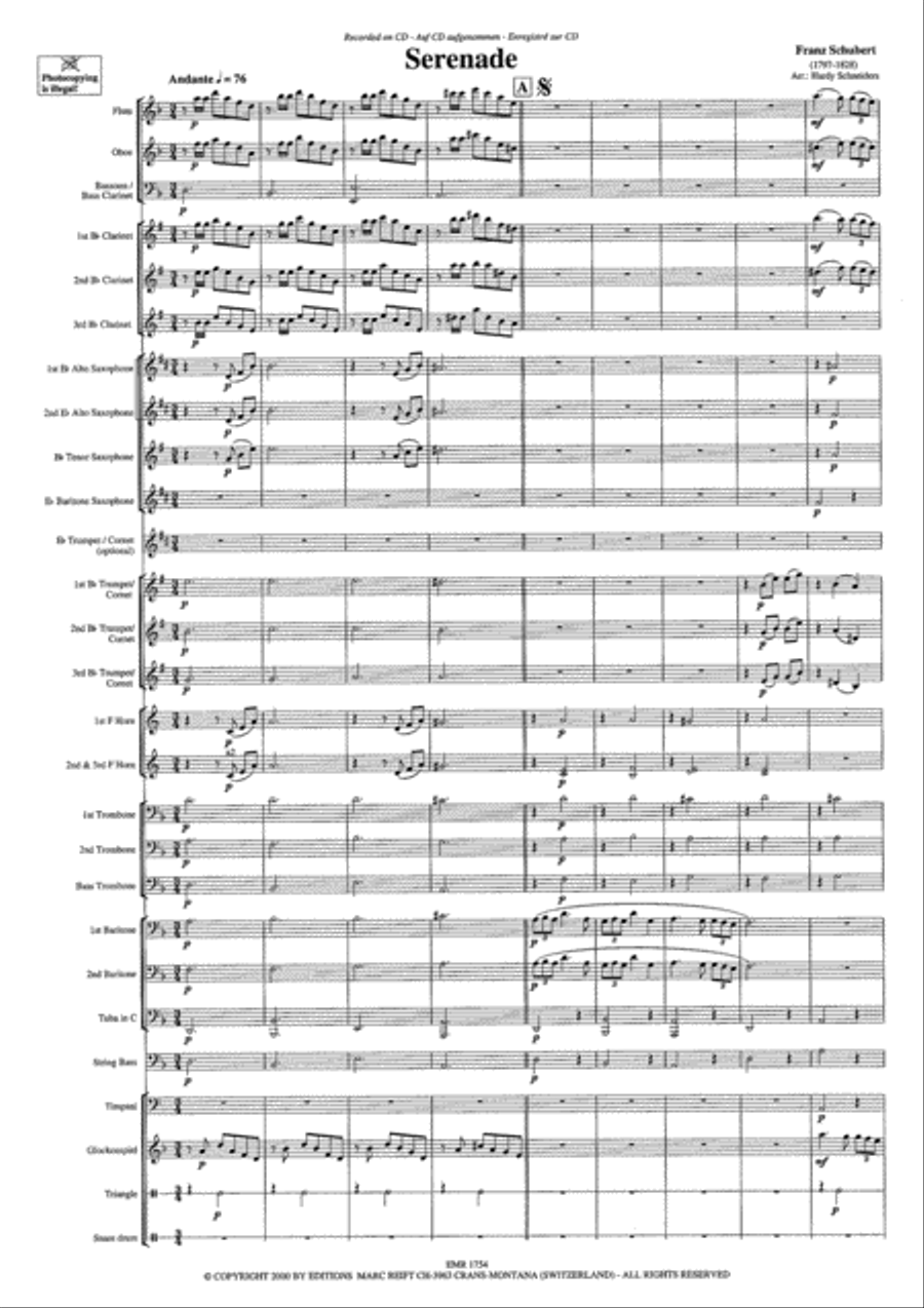 Serenade Concert Band scores gallery preview page 4