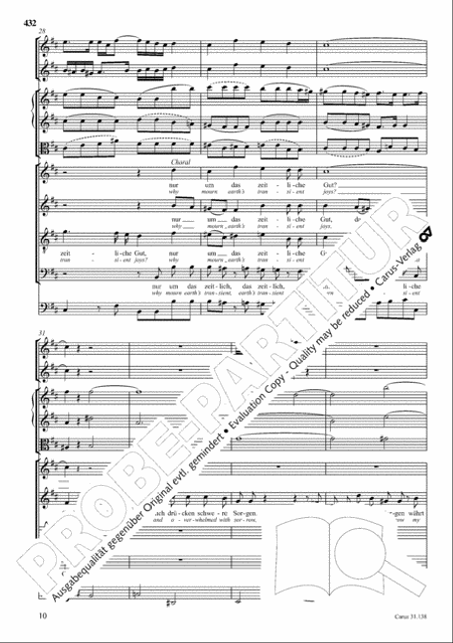 The Complete Sacred Vocal Works (Das geistliche Vokalwerk) Voice scores gallery preview page 433