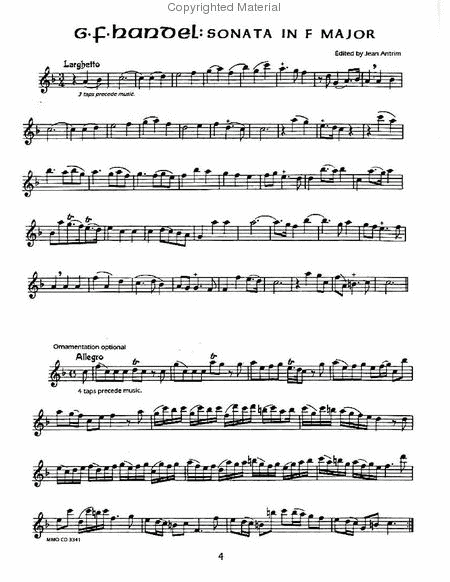 3 Sonatas for Alto Recorder, Harpsichord & Viola da Gamba image number null