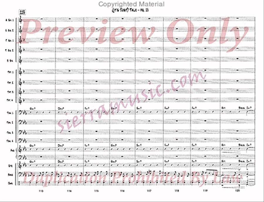 It's Just Talk Big Band scores gallery preview page 16