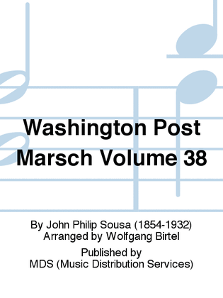 Book cover for Washington Post Marsch Volume 38