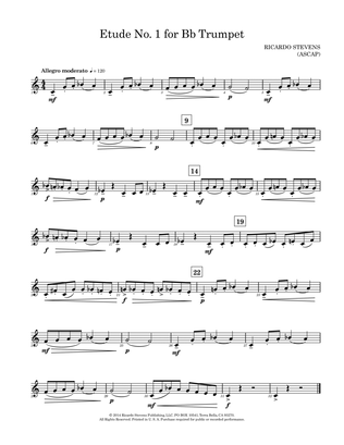 Etude No.1 for Bb Trumpet