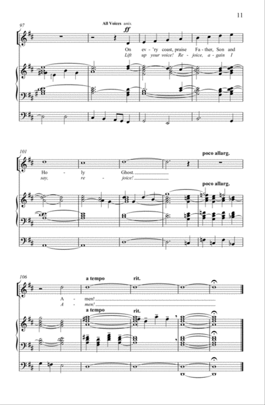 Arise, O God, And Shine Arise, O God, And Shine 4-Part scores gallery preview page 5