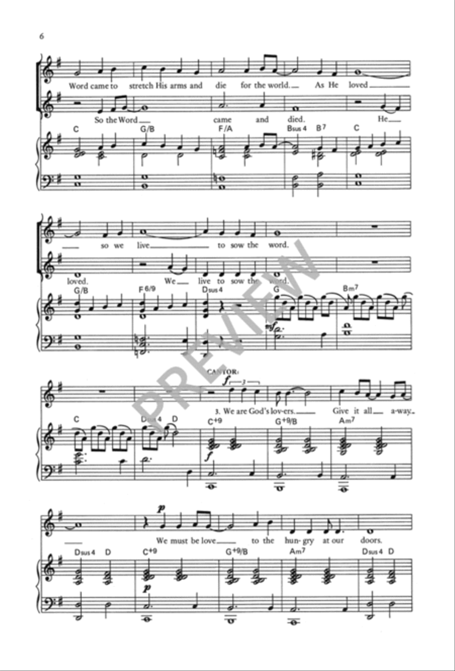 Sow the Word Sow the Word 3-Part scores gallery preview page 7