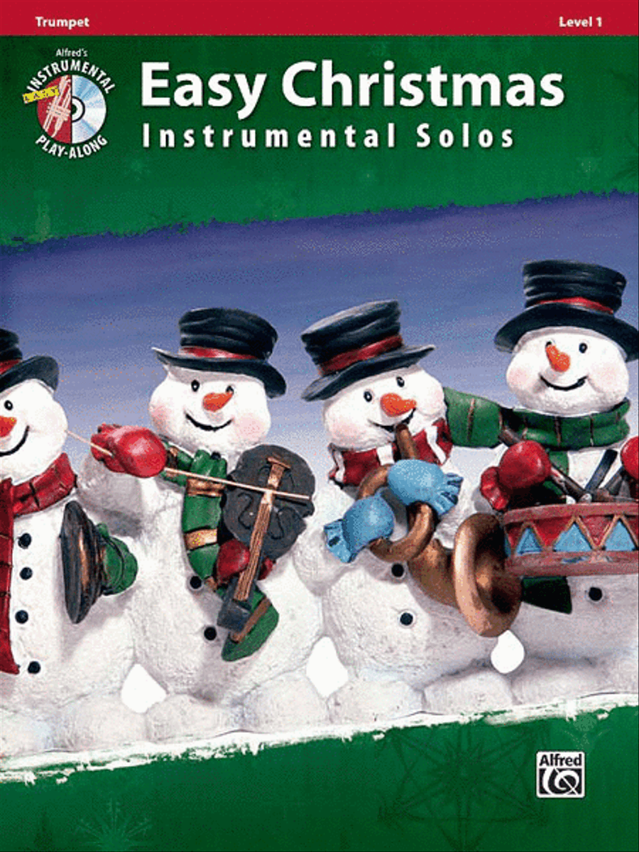 Easy Christmas Instrumental Solos, Level 1 Trumpet Solo scores gallery preview page 1