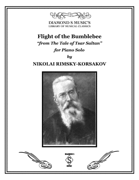 Flight Of The Bumblebee by Rimsky-Korsakov. Piano Solo image number null