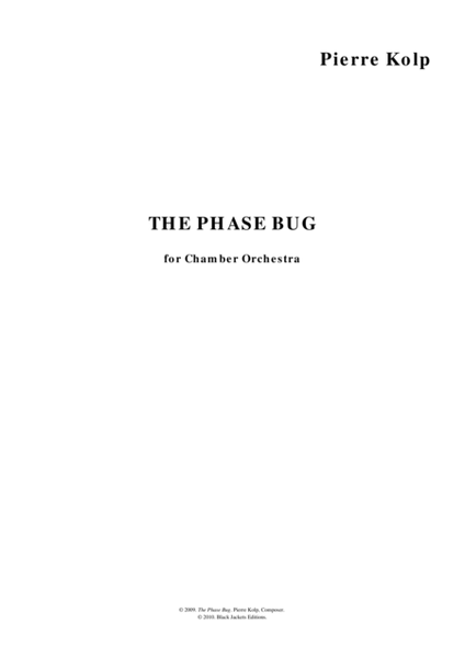 The Phase Bug for chamber orchestra image number null