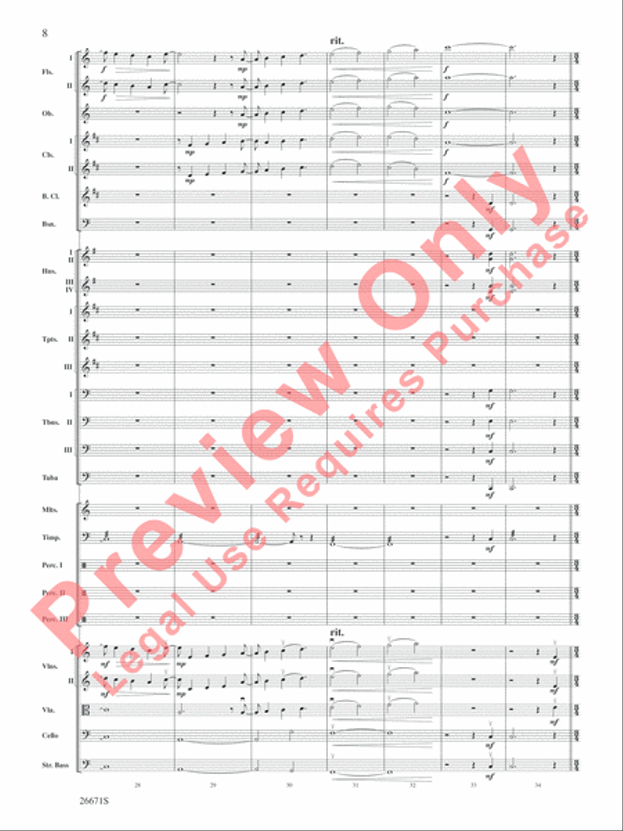 The Story of Mumble Happy Feet Full Orchestra scores gallery preview page 9