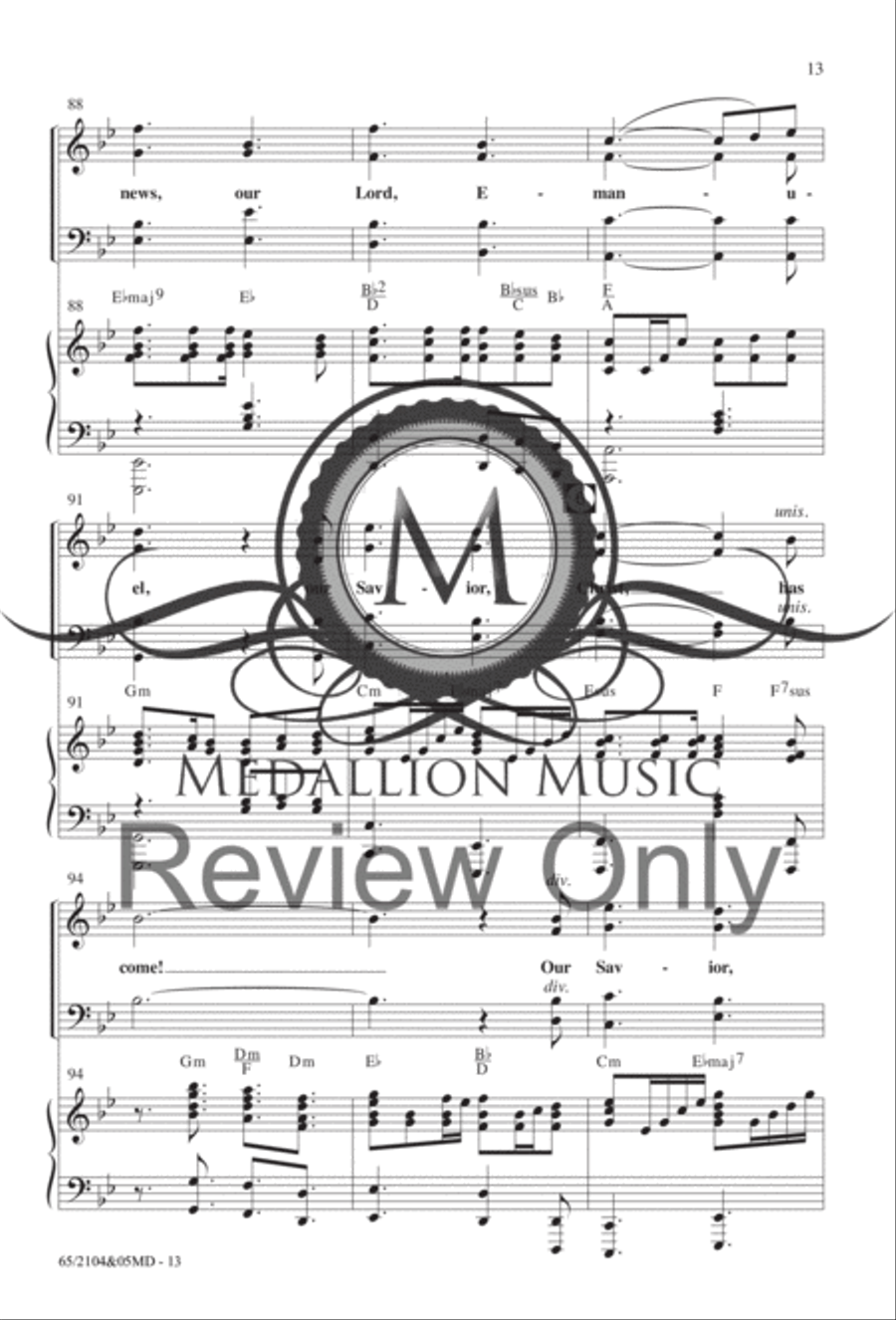 Love Made a Way - SATB with Performance CD 4-Part scores gallery preview page 14