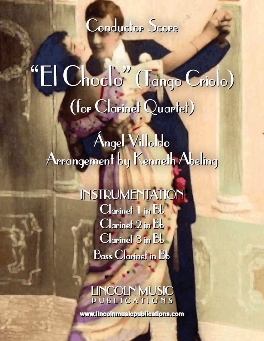 El Choclo (Tango) (for Clarinet Quartet) Clarinet Quartet scores gallery preview page 1