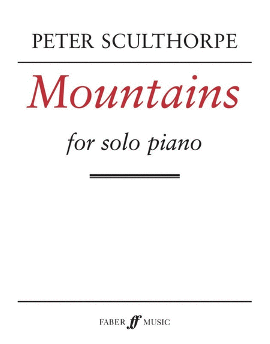 Sculthorpe - Mountains Piano Piano Solo scores gallery preview page 1