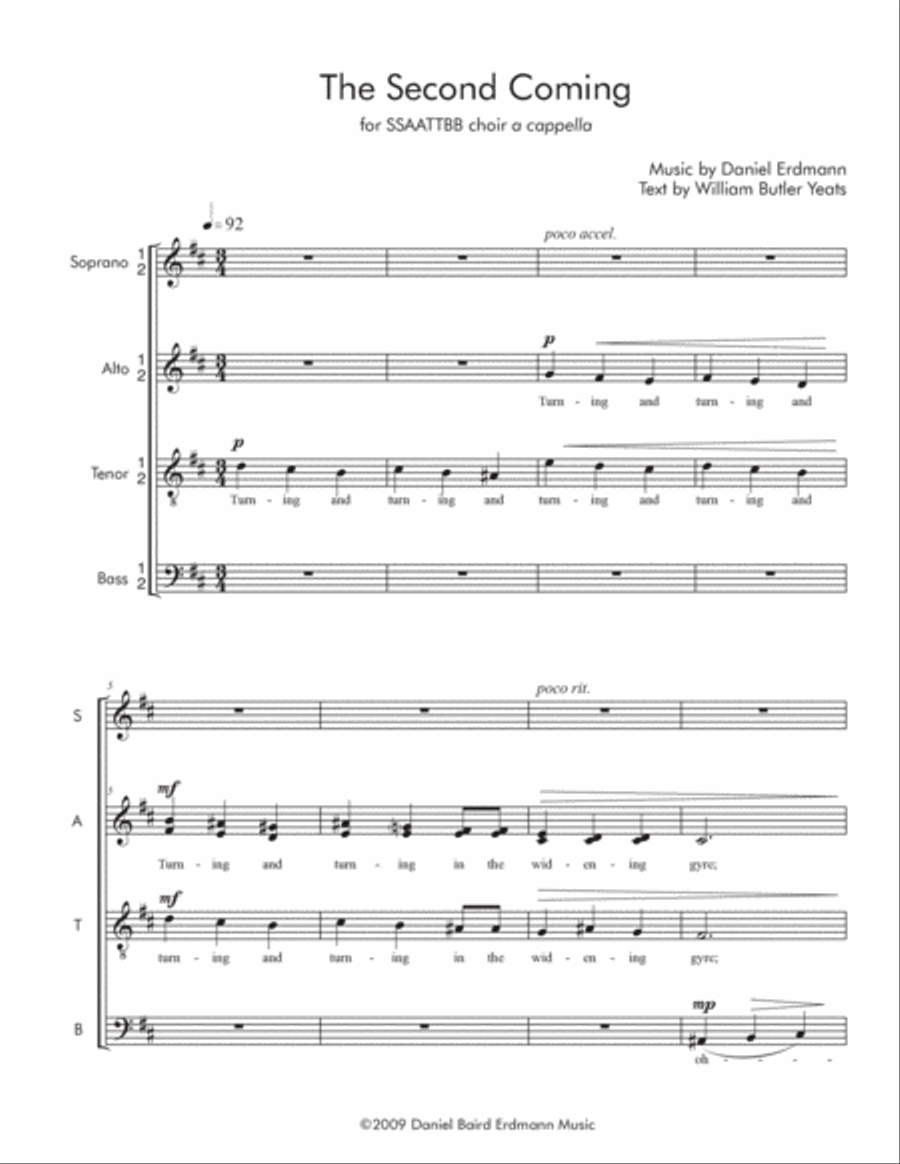 The Second Coming Divisi scores gallery preview page 3