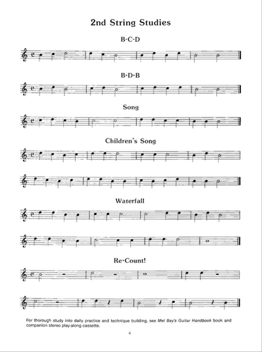 Modern Guitar Method Grade 1: Guitar Studies Classical Guitar scores gallery preview page 5