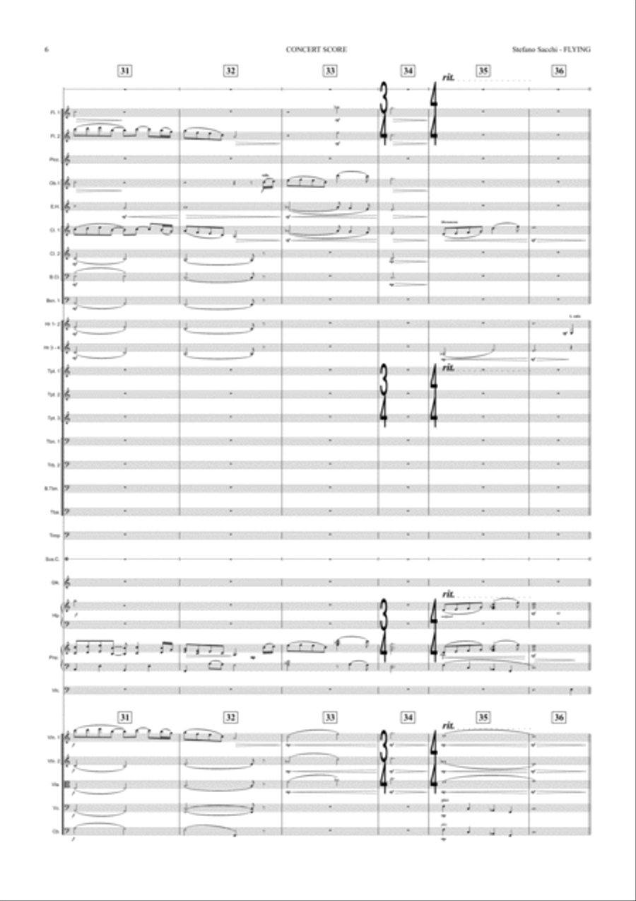 Flying Full Orchestra scores gallery preview page 6