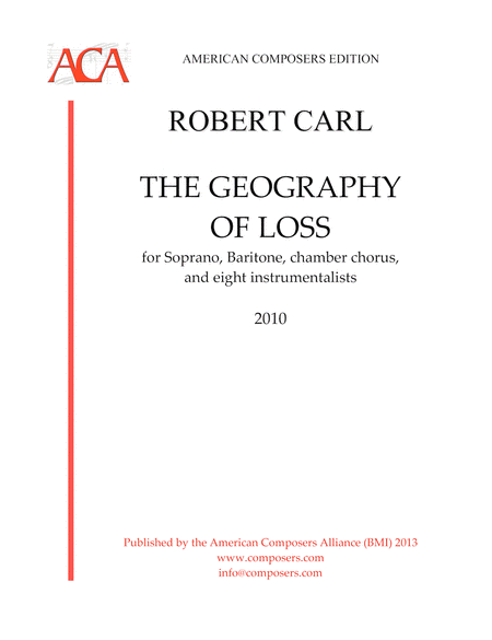 [Carl] The Geography of Loss
