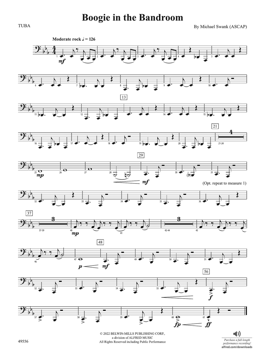 Boogie in the Bandroom: Tuba