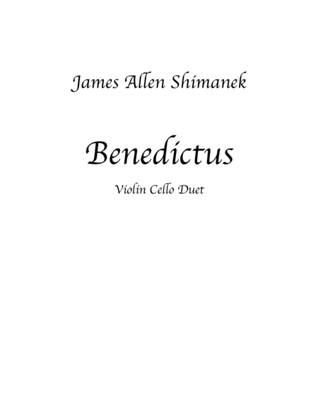 Benedictus image number null