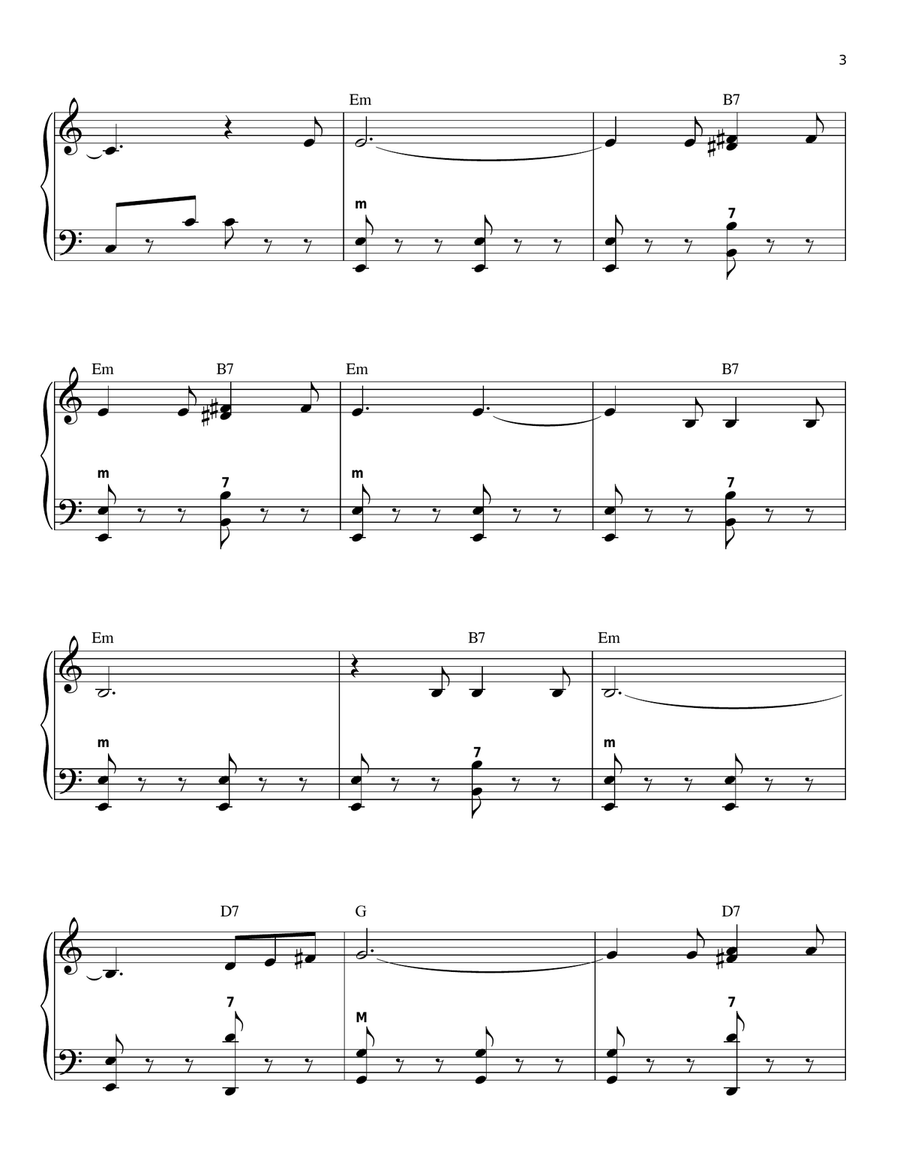 Funiculi, Funicula Funiculi, Funicula Accordion scores gallery preview page 3