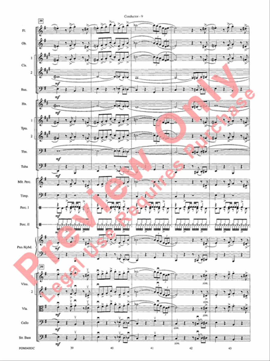 The Pink Panther Full Orchestra scores gallery preview page 12
