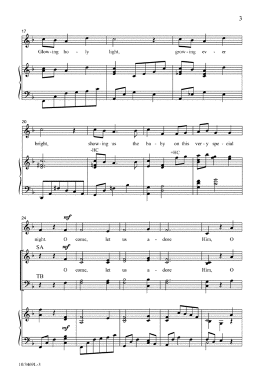 Moonlight on the Manger Moonlight on the Manger 4-Part scores gallery preview page 2