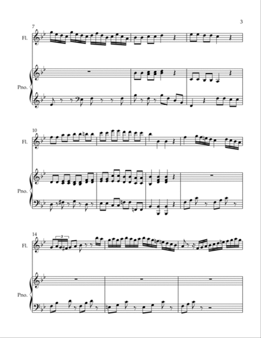 Spiritoso Flute Solo scores gallery preview page 3
