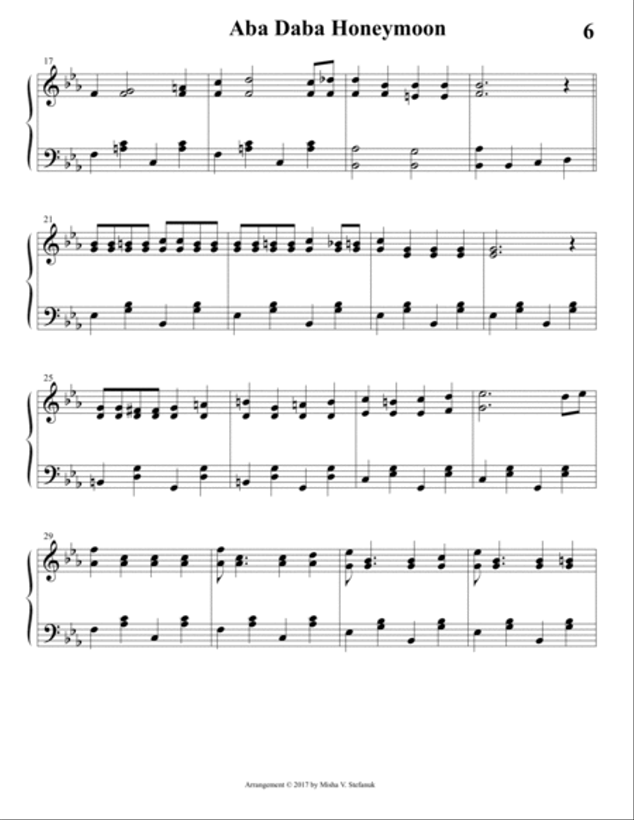 Roaring Twenties Easy Piano Classics Easy Piano scores gallery preview page 6