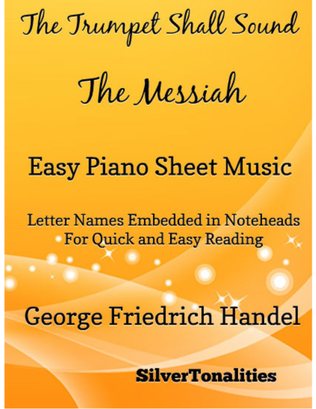 Book cover for The Trumpet Shall Sound Messiah Easy Piano Sheet Music