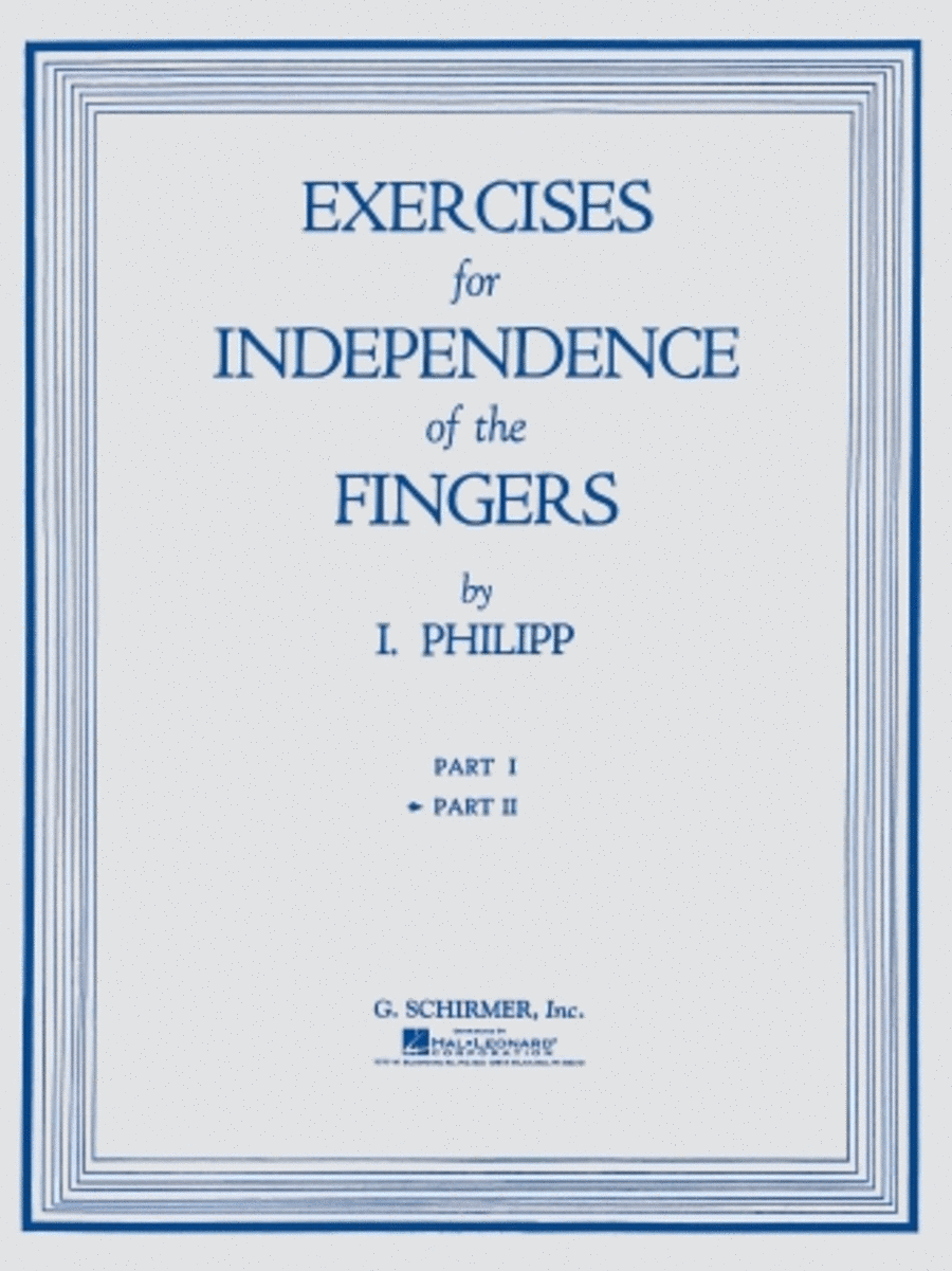 Exercises for Independence of Fingers – Book 2 Piano Method scores gallery preview page 1
