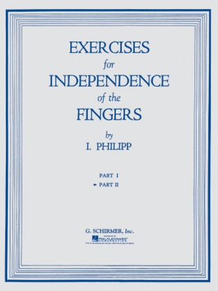 Book cover for Exercises for Independence of Fingers – Book 2