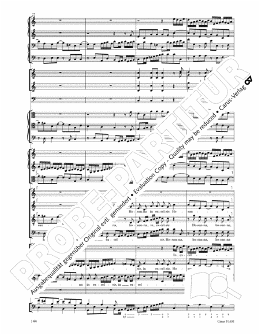 C Minor Mass, K. 427 (Missa in c KV 427) 4-Part scores gallery preview page 160