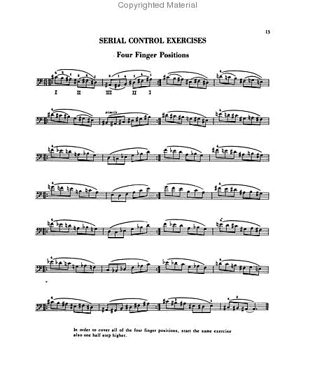 An Organized Method of String Playing by Janos Starker Cello - Sheet Music