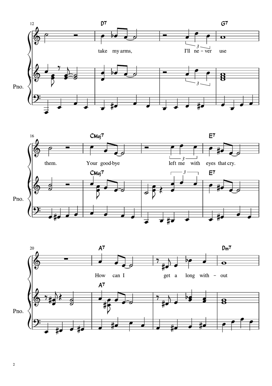 All Of Me Piano, Vocal scores gallery preview page 2