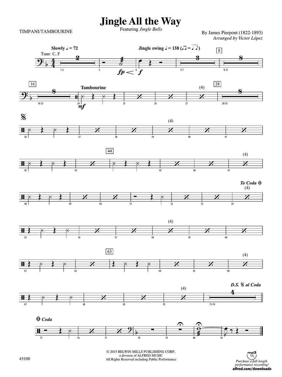 Jingle All the Way: Timpani