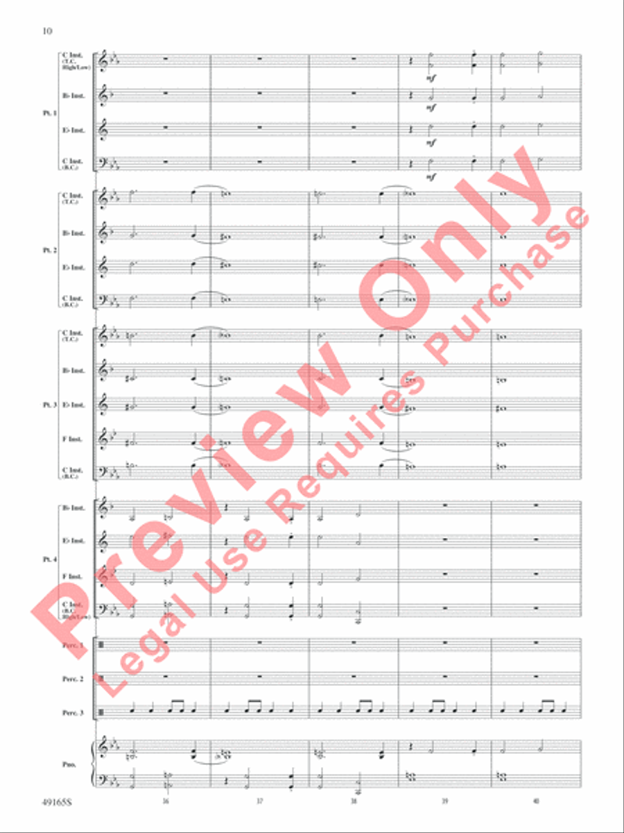 I Got Rhythm I Got Rhythm Concert Band scores gallery preview page 11