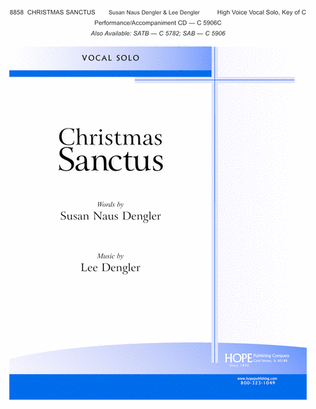 Book cover for Christmas Sanctus