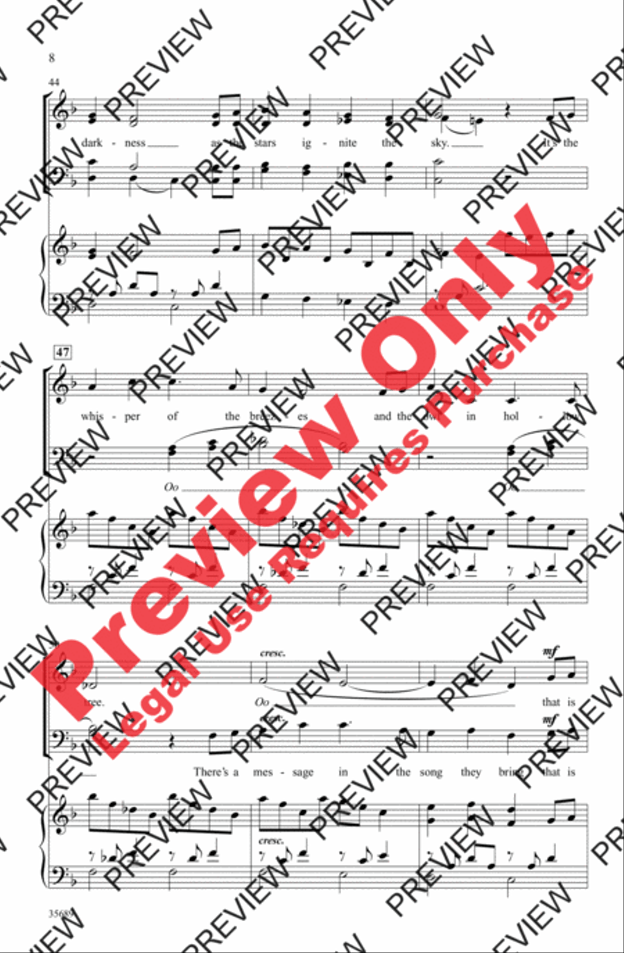 Pacem 4-Part scores gallery preview page 7