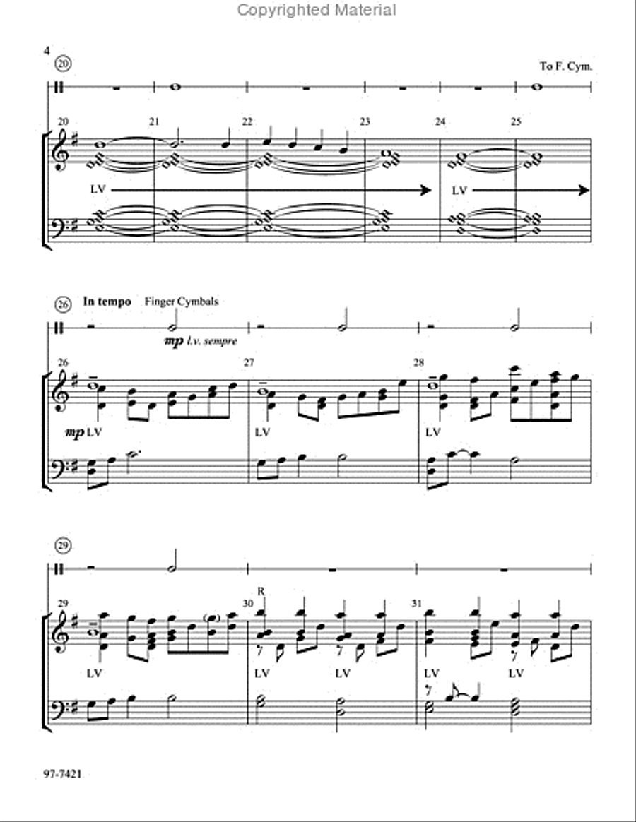 O Morning Star, How Fair and Bright Handbell Choir scores gallery preview page 4